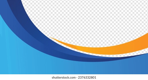 fondo de banners empresariales con color naranja y azul