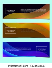 Business Banner Background for Web, vector illustration
