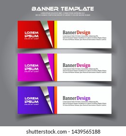 Business banner background.modern template design.vector illustration