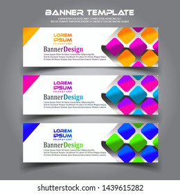 Business banner background.modern template design.vector illustration