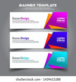 Business banner background.modern template design.vector illustration