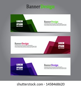 Business banner background.modern template design.vector illustration