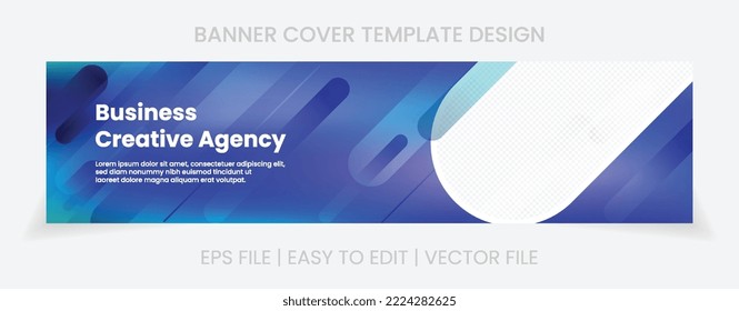 business banner creative agency abstract background modern design.