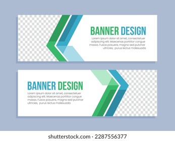 Business banner design template vector