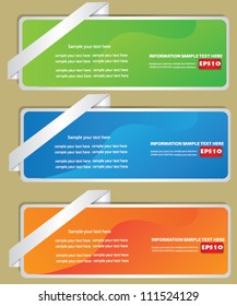 Business banner design,Vector