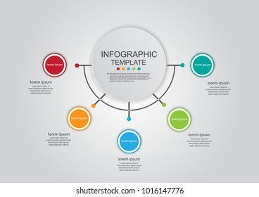 Business banner info infographic information illustration vector step elements education number file form plan project chart design diagram timeline template icon data Organization