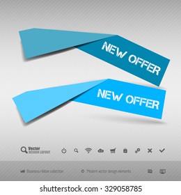 Business banner for infographic, web design, apps. Vector design elements.