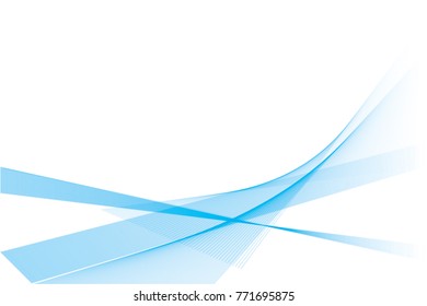 Business banner presentation background with transparent lines, elegance blue and white wallpaper
