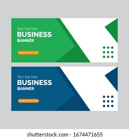 Business Banner. Presentation and Brochure. Vector illustration. Banner stand template design