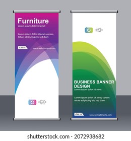 Business Banner Roll up Set Standard Banner Vorlage Modernes Banner.