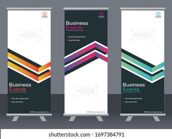 Conjunto De Banners Empresariales, Plantilla De: Vector De Stock (libre 