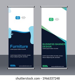 Business banner roll up set,standee banner template,Modern banner.