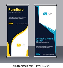 Business banner roll up set,standee banner template,Modern banner.
