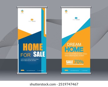 Business banner roll up set,standee banner template,Modern banner.