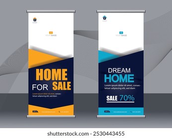 Banner comercial roll up set, modelo de banner stand-by, Banner moderno.