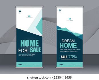 Business banner roll up set,standee banner template,Modern banner.