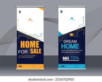Business banner roll up set,standee banner template,Modern banner.