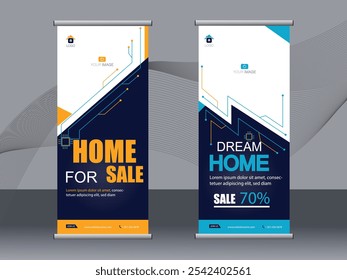Business banner roll up set,standee banner template,Modern banner.