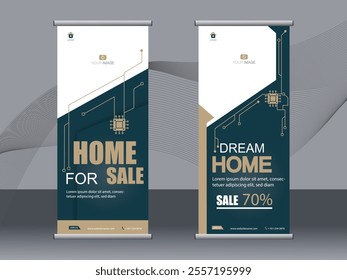 Business banner roll up set,standee banner template,Modern banner.