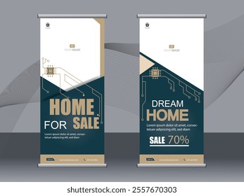 Business banner roll up set,standee banner template,Modern banner.