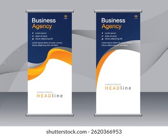 Banner comercial roll up set, modelo de banner stand-by, Banner moderno.