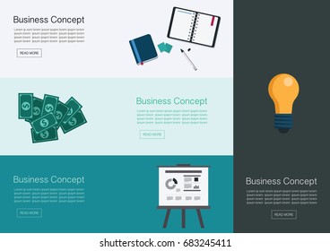 business banner set