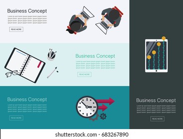 business banner set