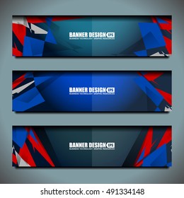 Business Banner Template Background, vector illustration