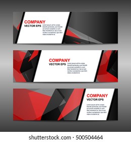 Fondo de plantilla de banner empresarial, ilustración vectorial