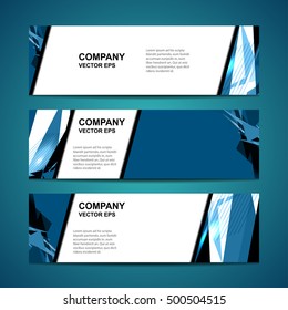 Business Banner Template Background, vector illustration