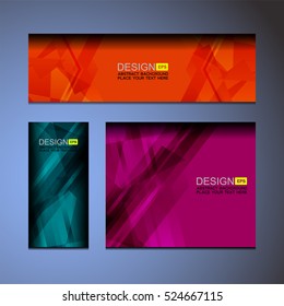 Business Banner Template Background, vector illustration