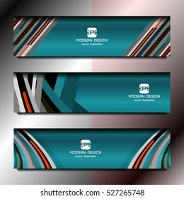 Business Banner Template Background, vector illustration