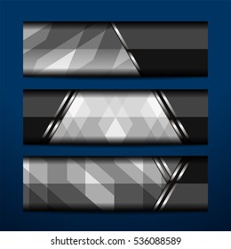 Business Banner Template Background, vector illustration