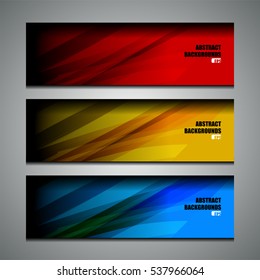 Business Banner Template Background, vector illustration