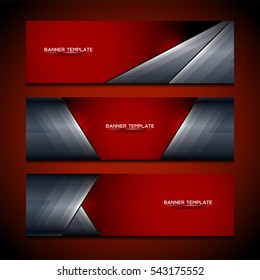 Business Banner Template Background, vector illustration
