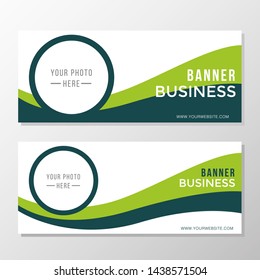 business banner template. Vector design Banner background.
