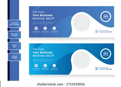 Business banner template. Web banner set design. Abstract background. Blue poster. banner template. Vector illustration