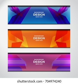 Business Banner Template for Web, vector illustration
