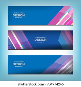 Business Banner Template for Web, vector illustration