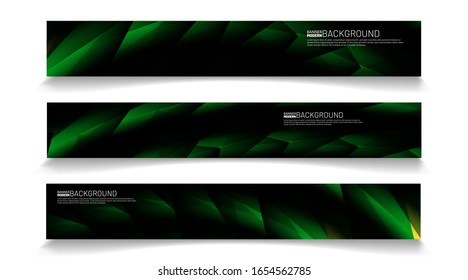 Business Banner Vector Template. Abstract geometric modern background for designs in rectangles