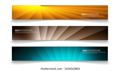 Plantilla vectorial de banner comercial. Fondo geométrico moderno abstracto para diseños en rectángulos