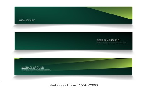 Business Banner Vector Template. Abstract geometric modern background for designs in rectangles