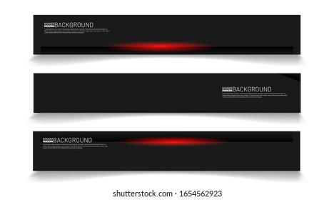 Business Banner Vector Template. Abstract geometric modern background for designs in rectangles