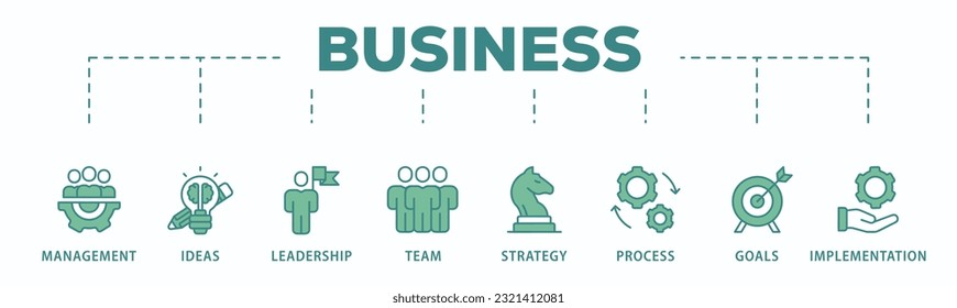 Business to business banner web icon vector illustration concept with icon of cooperation, commerce, transaction, sales, marketing, supply chain