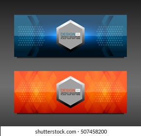 business banners background, vector illustration