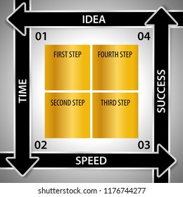Business banners, black arrows with data, figures, numbers, info. Background for workflow concept, step strategy (option), website, web design. Creative spreadsheet (Infographics) template (layout)