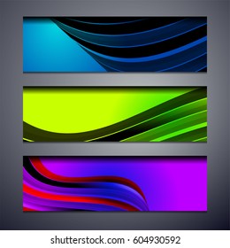Business Banners Design for web, vector illustration