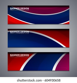 Business Banners Design for web, vector illustration