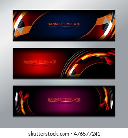 Business Banners Template Design, vector illustration