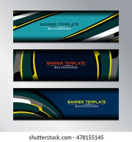 Business Banners Template Design, vector illustration
